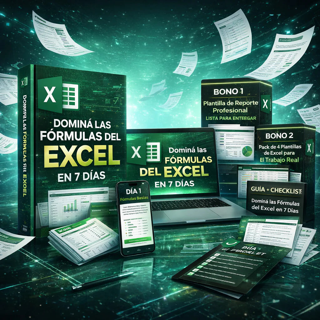 Domina Excel en 7 Días + 5 Regalos 🎁