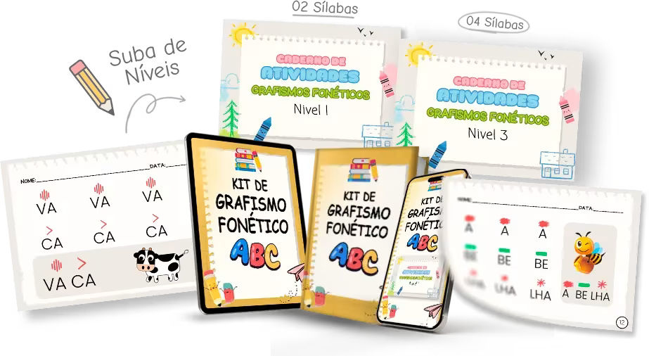 Kit de Grafismo Fonético + 6 Bonos 🗣️
