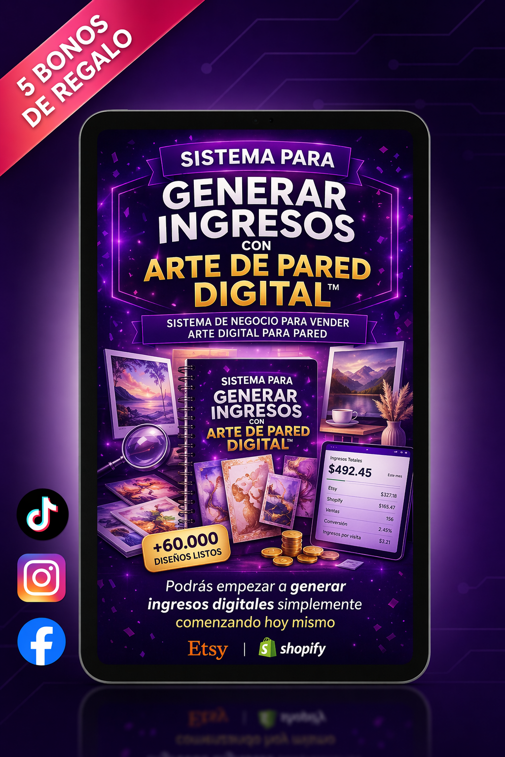 BUSINESS SYSTEM FOR SELLING DIGITAL WALL ART™️