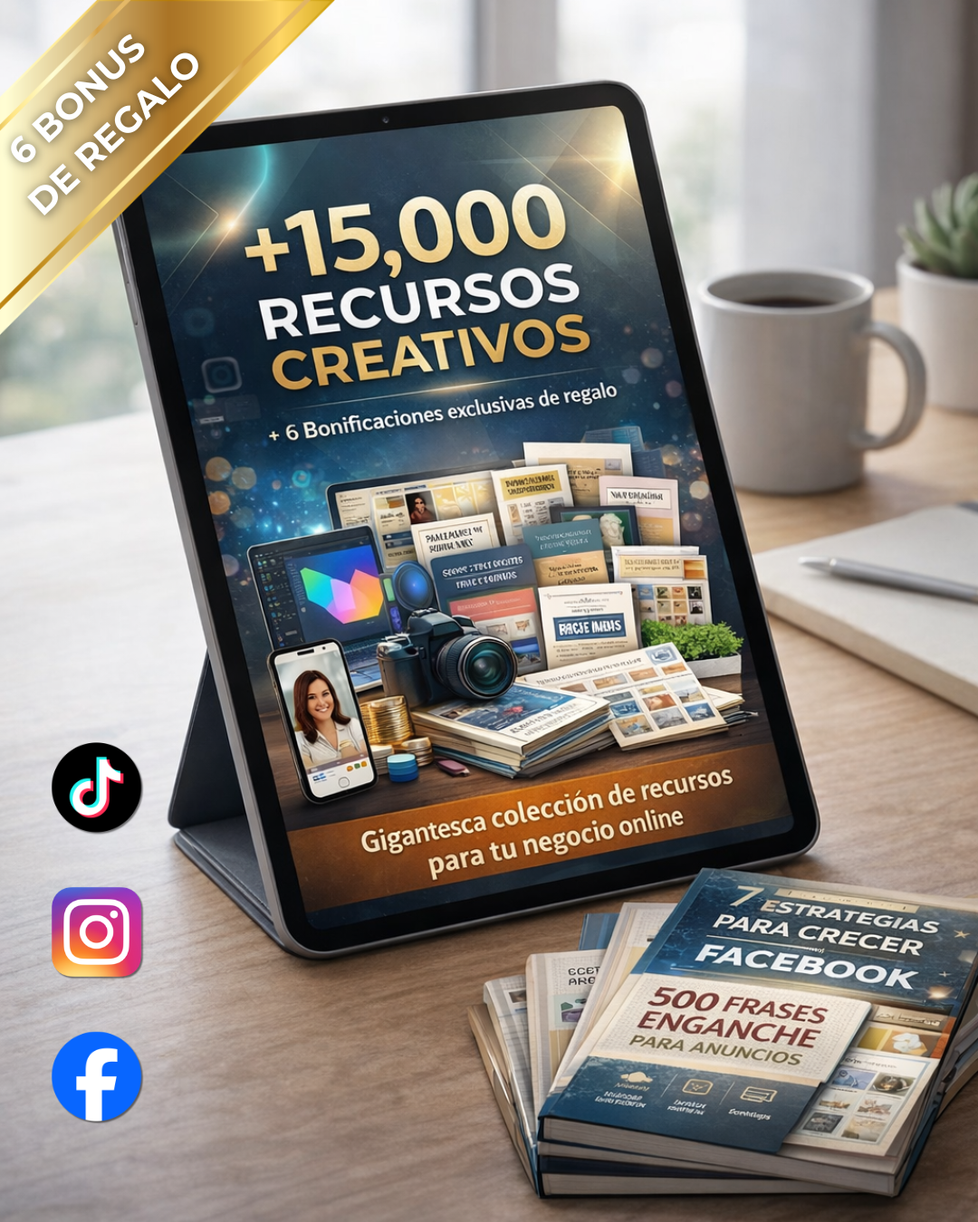 +15.000 Recursos Creativos + 6 Bonus